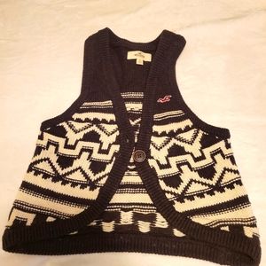 Hollister Sweater Vest Sm